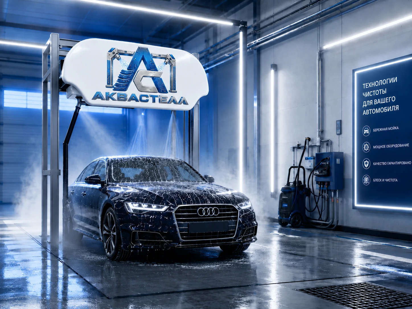 Робот-мойка для легковых автомобилей
